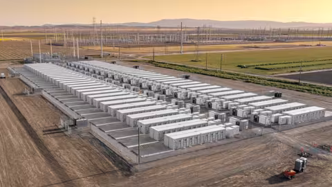 Large BESS installation